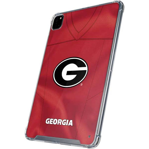 University of Georgia Red Jersey iPad Pro 12.9in (2020) Clear Case