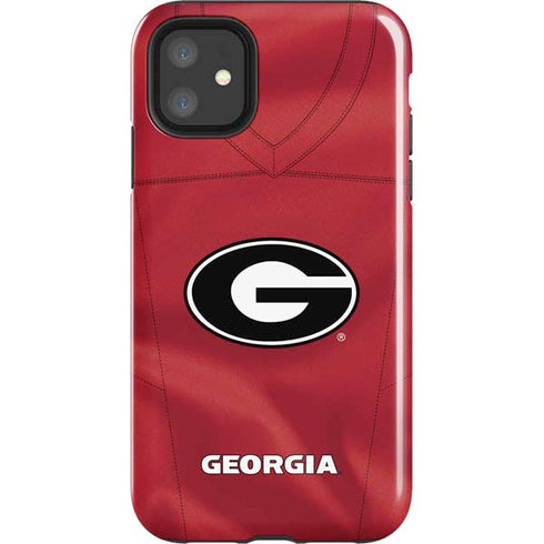 University of Georgia Red Jersey iPhone 11 Impact Case
