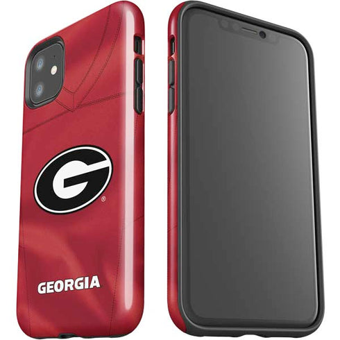 University of Georgia Red Jersey iPhone 11 Impact Case