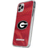 University of Georgia Red Jersey iPhone 11 Pro Clear Case