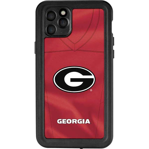 University of Georgia Red Jersey iPhone 11 Pro Max Waterproof Case