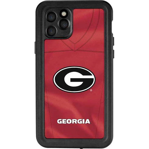 University of Georgia Red Jersey iPhone 11 Pro Waterproof Case