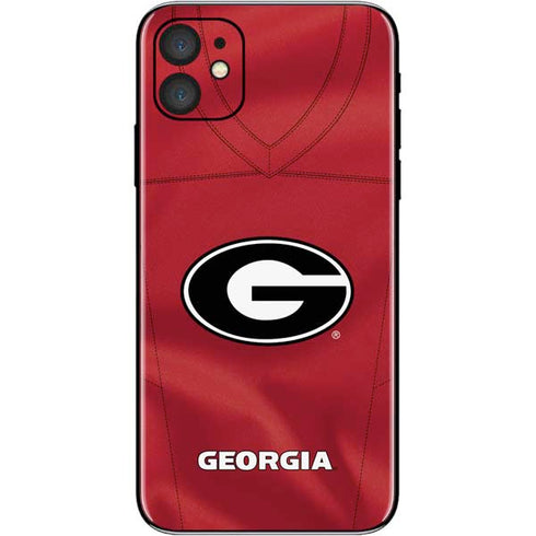 University of Georgia Red Jersey iPhone 11 Skin