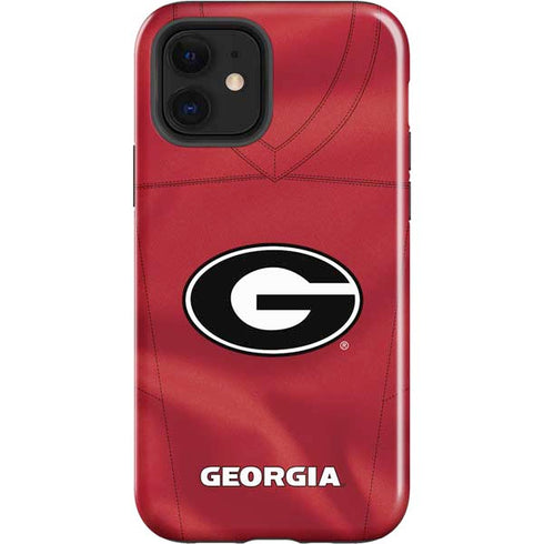 University of Georgia Red Jersey iPhone 12 Impact Case