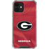 University of Georgia Red Jersey iPhone 12 Mini Clear Case