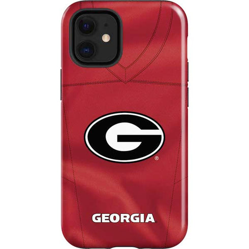 University of Georgia Red Jersey iPhone 12 Mini Impact Case