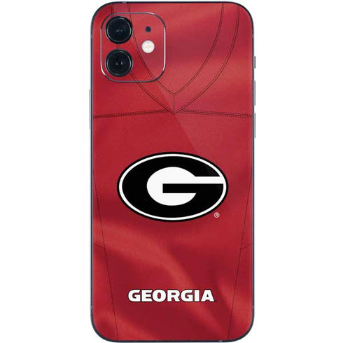 University of Georgia Red Jersey iPhone 12 Mini Skin