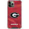University of Georgia Red Jersey iPhone 12 Pro Clear Case