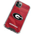 University of Georgia Red Jersey iPhone 12 Pro Max Clear Case
