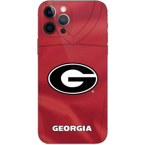 University of Georgia Red Jersey iPhone 12 Pro Skin