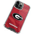 University of Georgia Red Jersey iPhone 13 Pro Clear Case