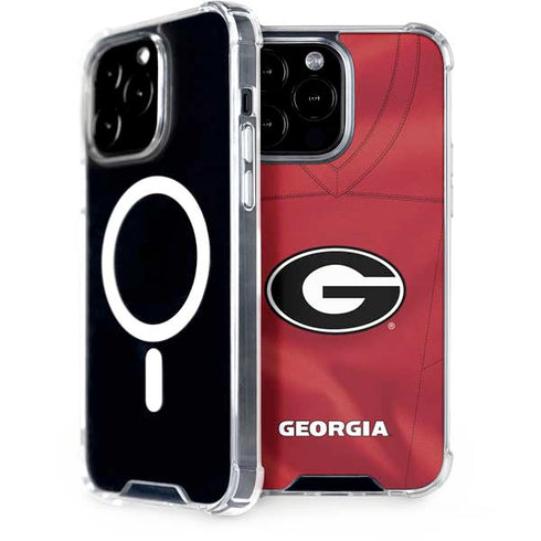 University of Georgia Red Jersey iPhone 14 Pro Max MagSafe Case