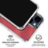 University of Georgia Red Jersey iPhone 15 Clear Case
