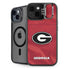 University of Georgia Red Jersey iPhone 15 Plus Kickstand Case