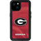 University of Georgia Red Jersey iPhone 15 Plus Waterproof Case