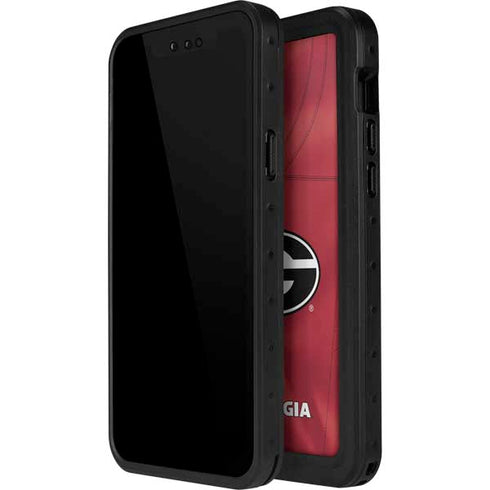 University of Georgia Red Jersey iPhone 15 Plus Waterproof Case