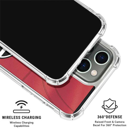 University of Georgia Red Jersey iPhone 15 Pro Max Clear Case