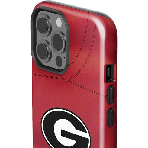 University of Georgia Red Jersey iPhone 15 Pro Max Impact Case