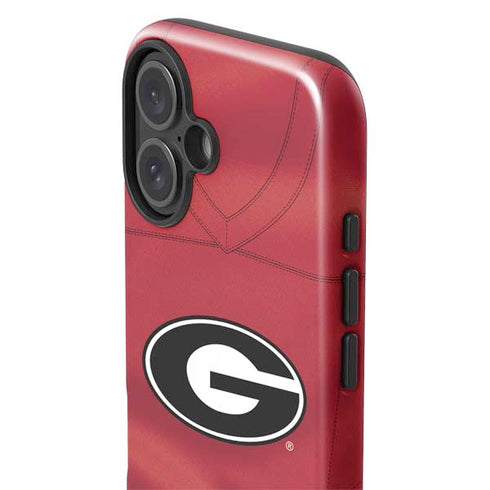 University of Georgia Red Jersey iPhone 16 Impact Case