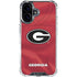 University of Georgia Red Jersey iPhone 16 Plus Clear Case