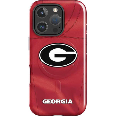 University of Georgia Red Jersey iPhone 16 Pro Magsafe Impact Case