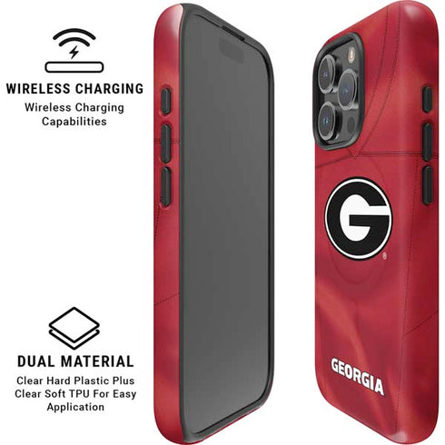 University of Georgia Red Jersey iPhone 16 Pro Max Magsafe Impact Case