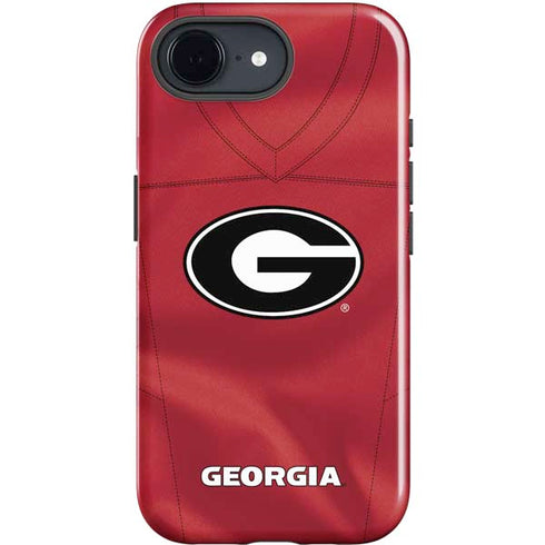 University of Georgia Red Jersey iPhone 16e Impact Case
