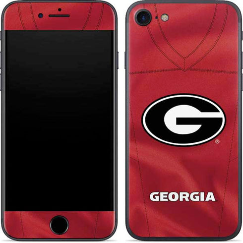 University of Georgia Red Jersey iPhone 8 Skin