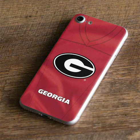 University of Georgia Red Jersey iPhone 8 Skin
