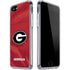 University of Georgia Red Jersey iPhone SE (2nd & 3rd Gen) Clear Case