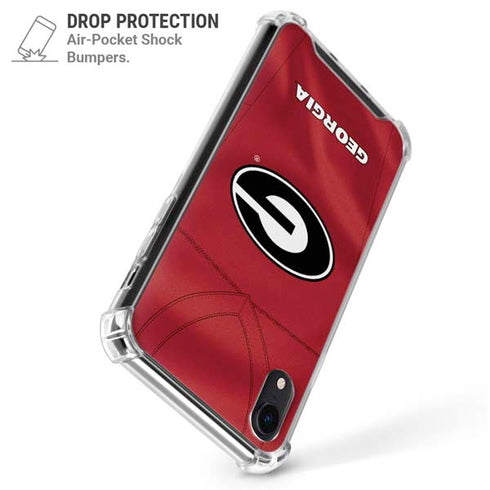 University of Georgia Red Jersey iPhone XR Clear Case