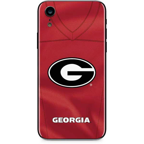 University of Georgia Red Jersey iPhone XR Skin
