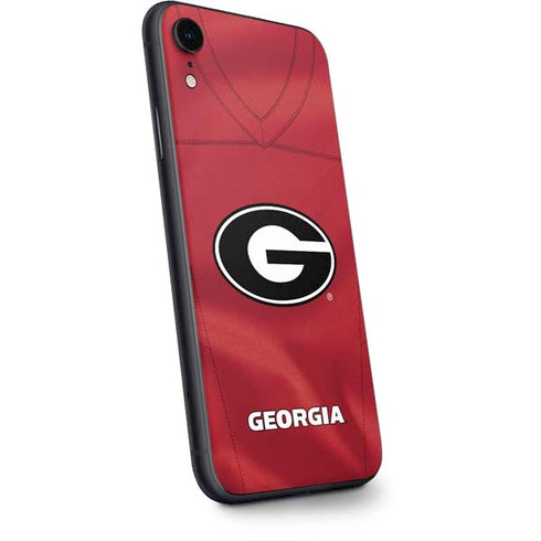 University of Georgia Red Jersey iPhone XR Skin