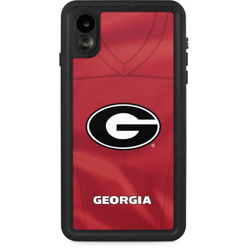 University of Georgia Red Jersey iPhone XR Waterproof Case