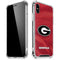 University of Georgia Red Jersey iPhone XS Max Clear Case