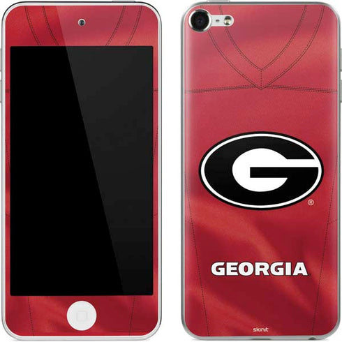 University of Georgia Red Jersey Apple iPod Skin