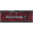 University of Georgia Red Jersey K95 RGB PLATINUM Mechanical Gaming Keyboard Skin