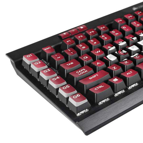 University of Georgia Red Jersey K95 RGB PLATINUM Mechanical Gaming Keyboard Skin