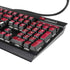 University of Georgia Red Jersey K95 RGB PLATINUM Mechanical Gaming Keyboard Skin