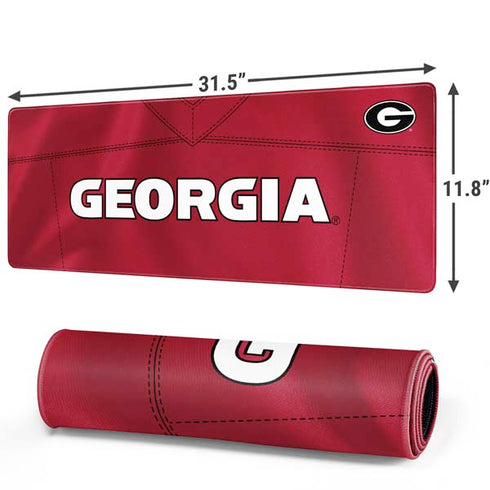 University of Georgia Red Jersey Gaming Mouse Pad