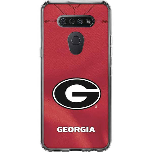 University of Georgia Red Jersey LG K51/Q51 Clear Case