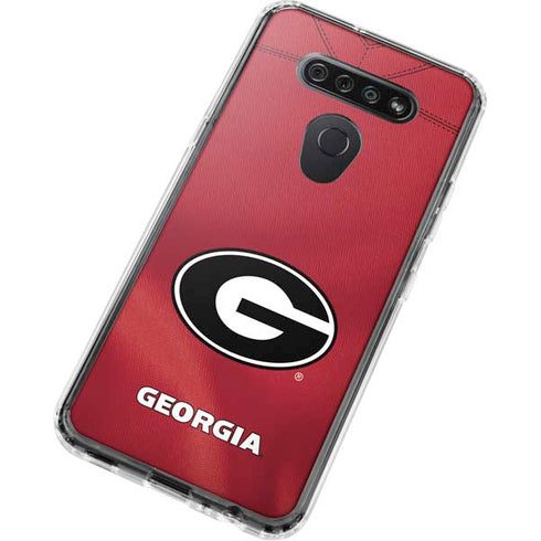 University of Georgia Red Jersey LG K51/Q51 Clear Case