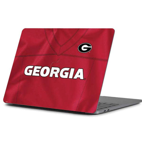 University of Georgia Red Jersey Apple MacBook Pro 13-inch Skin