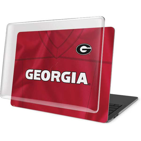 University of Georgia Red Jersey MacBook Pro 13in (2020) Case plus Skin