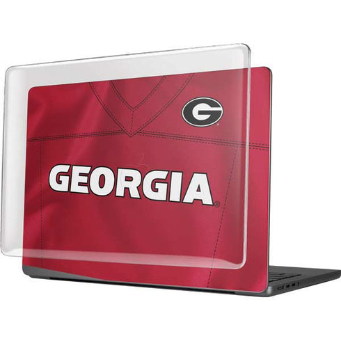 University of Georgia Red Jersey MacBook Pro 14in (2021-24) Case plus Skin
