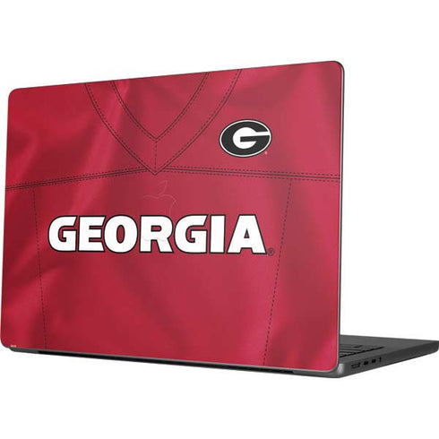 University of Georgia Red Jersey MacBook Pro 14in (2021-24) Skin