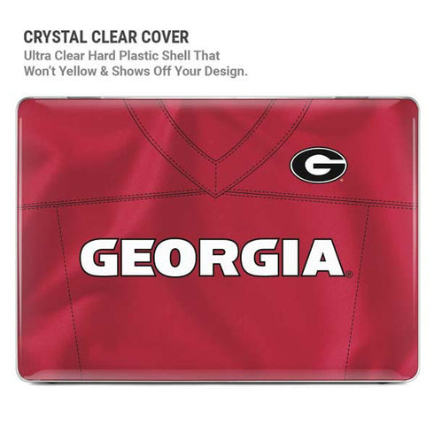 University of Georgia Red Jersey MacBook Pro 15in (2016-19) Case plus Skin