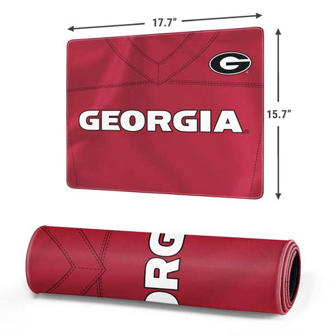 University of Georgia Red Jersey Gaming Mouse Pad