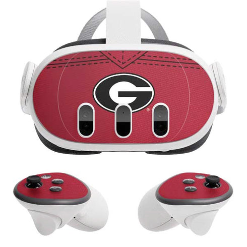 University of Georgia Red Jersey Meta Quest 3 Skin