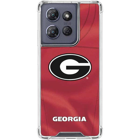 University of Georgia Red Jersey Moto G 5G (2025) Clear Case